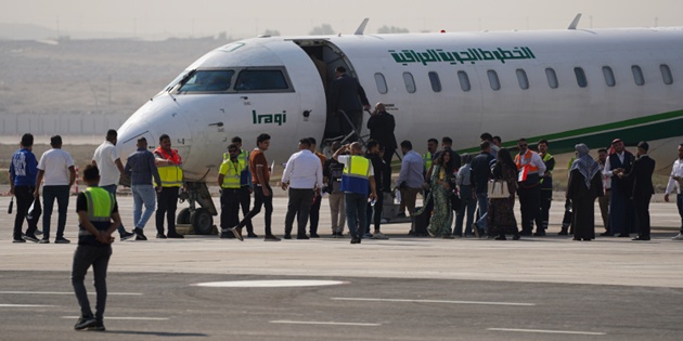 Musul Havalimanı’na 11 Yıl Sonra İlk Uçak İndi